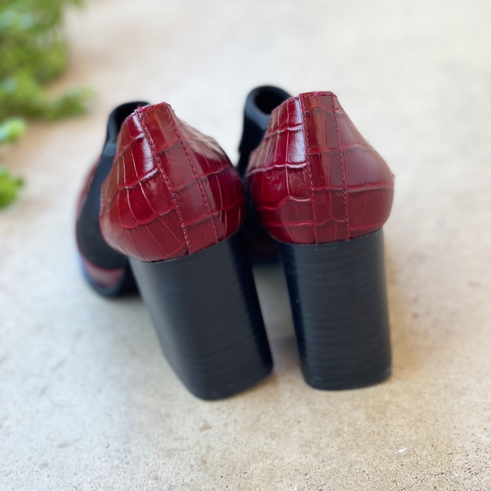Intentionally Blank Auntie Croc Embossed Bootie - Picture 4 of 7